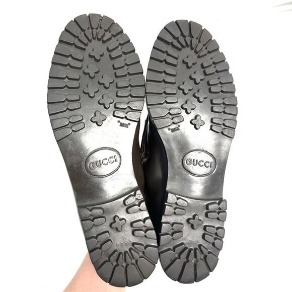 Gucci Authentic Brown Horsebit Patent Leather Loafers Shoes Flats Size 7 - Picture 10 of 10